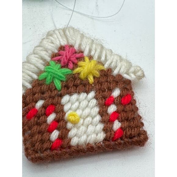 Vintage ornament lot homemade handmade grandma crochet hand knitted 70's 80's - Picture 8 of 16